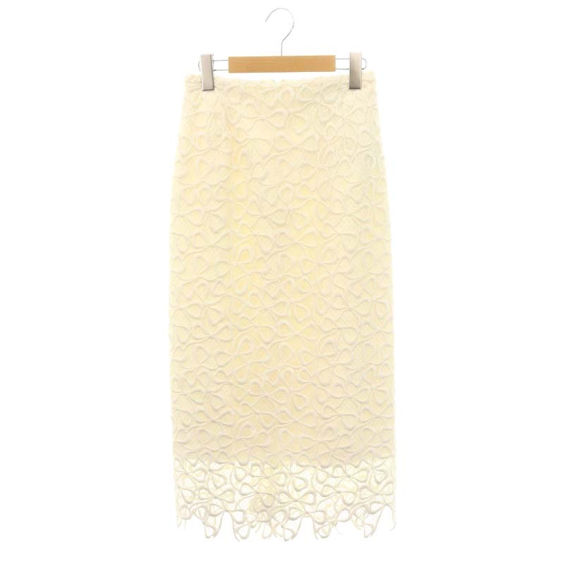 セルフォード CELFORD 24SS オリジナルリボンメッシュレーススカート  