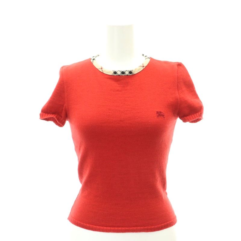 新着】【中古】Burberry LONDON(バーバリーロンドン) 半袖セーター