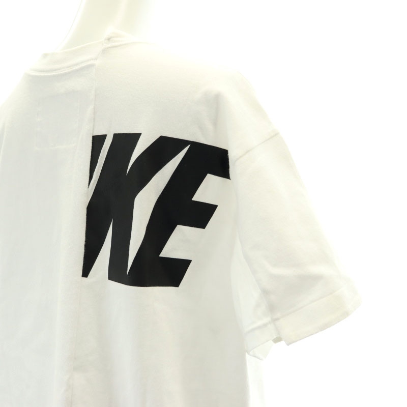 サイズXL NIKE×sacai ナイキ×サカイ 再構築Tシャツ ホワイト NIKE×sacai ナイキ×サカイ 再構築Tシャツ ホワイト L