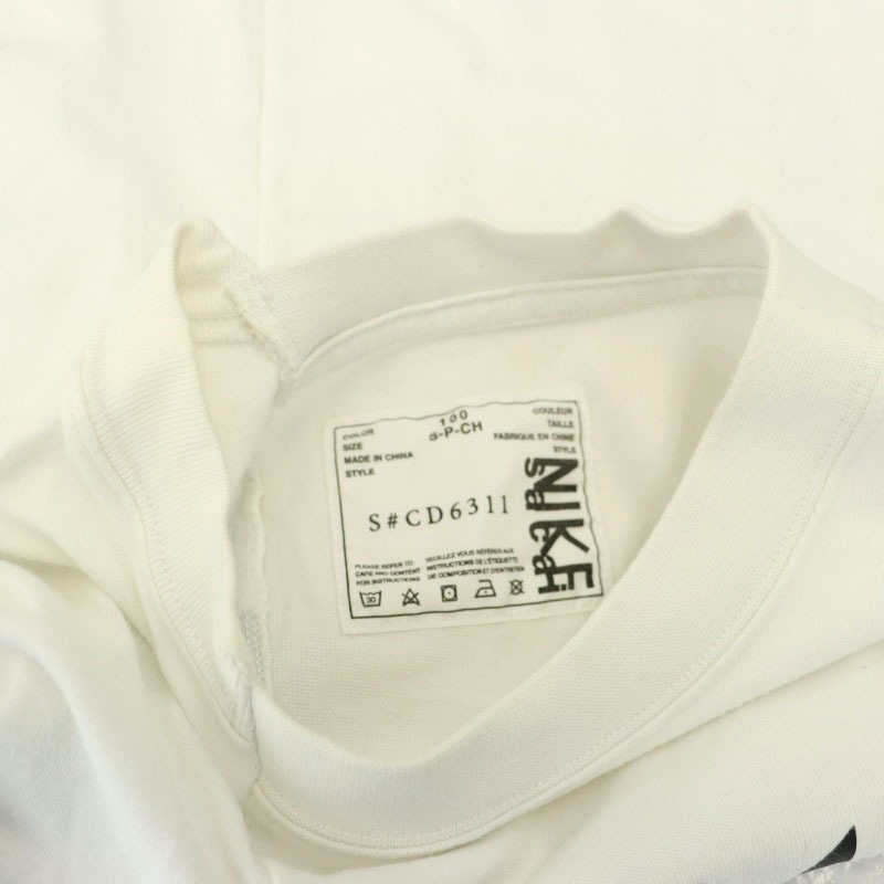 サカイ sacai ×NIKE ハイブリッド 再構築 Tシャツ カットソー
