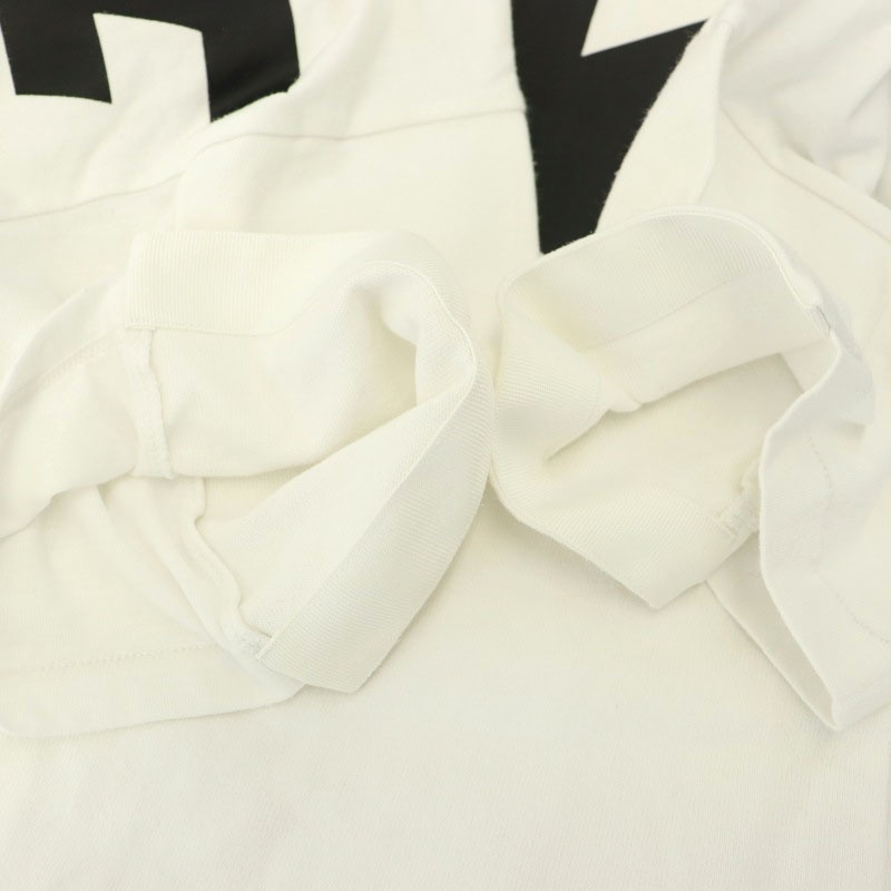 サイズXL NIKE×sacai ナイキ×サカイ 再構築Tシャツ ホワイト sacai NIKE / ウィメンズ ハイブリッド 再構築 Tシャツ / 2019SS