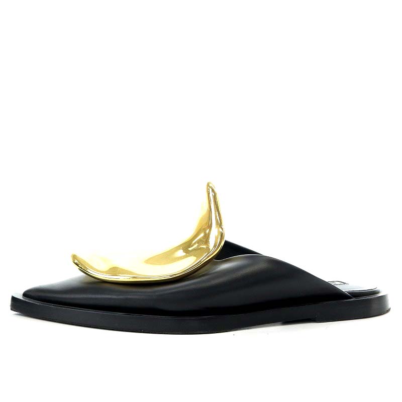 ジルサンダー JIL SANDER ミュール サボサンダル フラット ポイン 