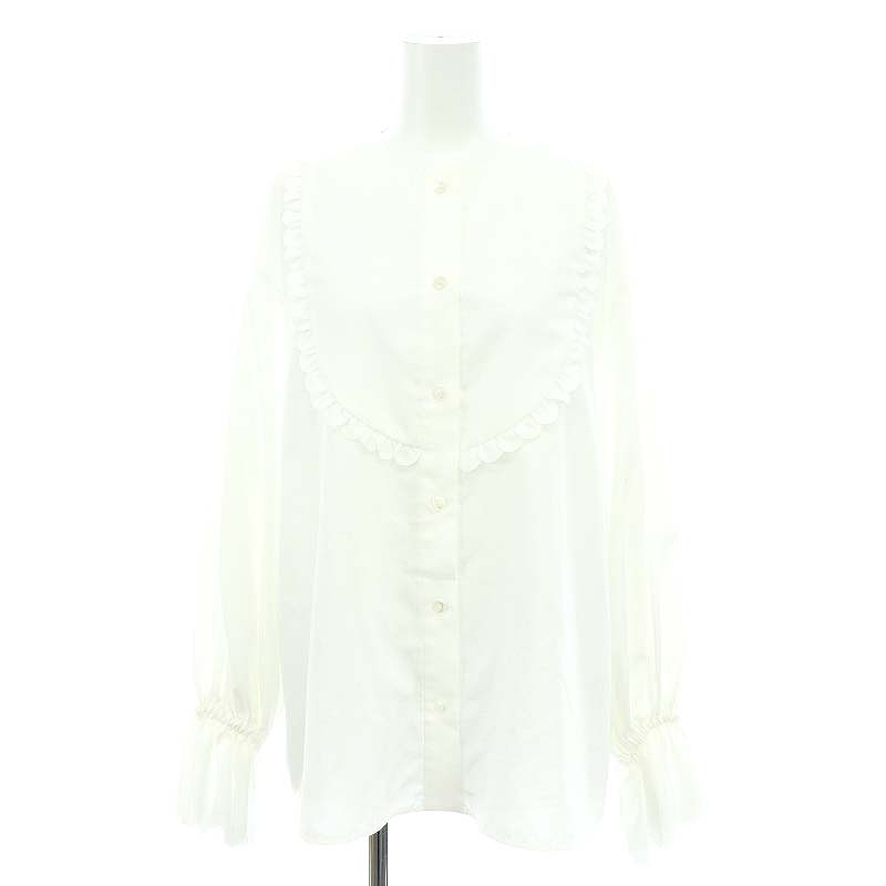 yori スカラップカットワークブラウス フリー たっぷりスカラップブラウス | all item| yori