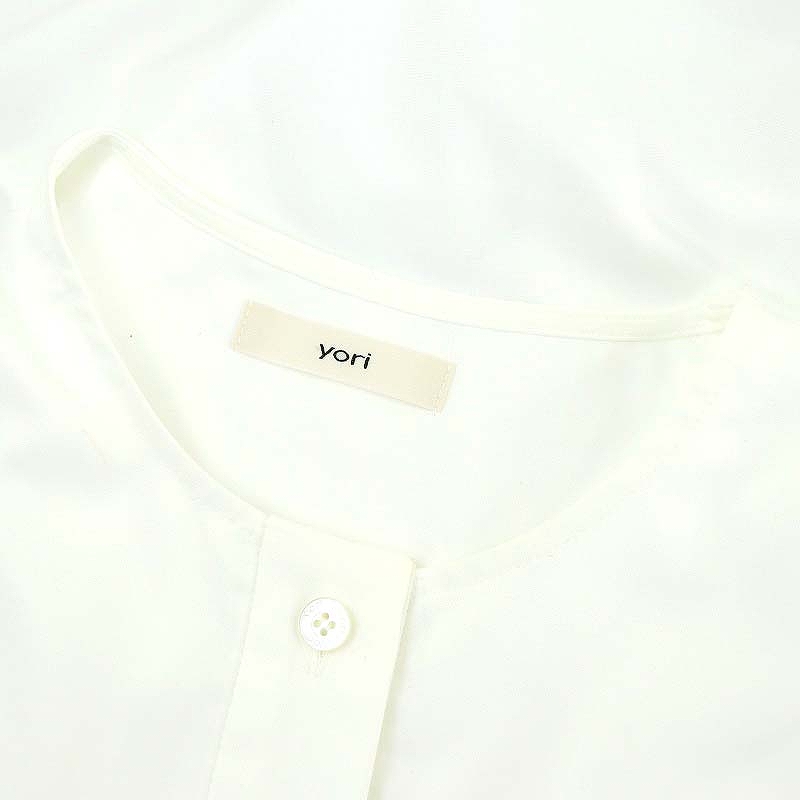yori スカラップカットワークブラウス フリー yori スカラップカットワークブラウス フリー