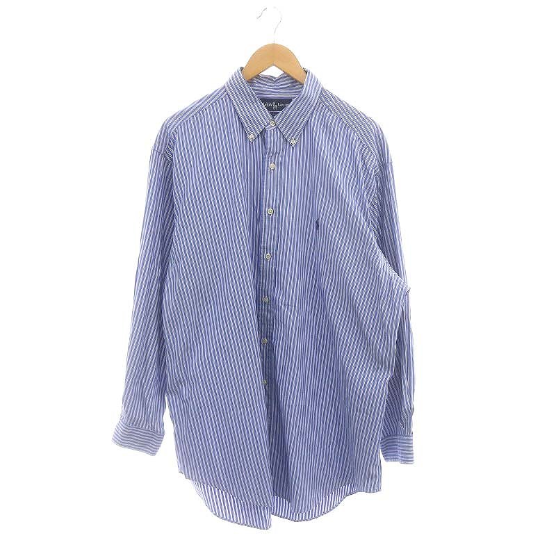 ラルフローレン RALPH LAUREN YARMOUTH ストライプ ビッグシャツ  