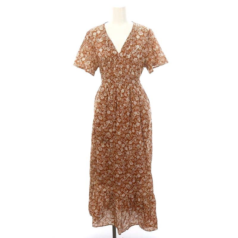 ヌキテパ NE QUITTEZ PAS! ナノユニバース別注 花柄マキシワンピース  