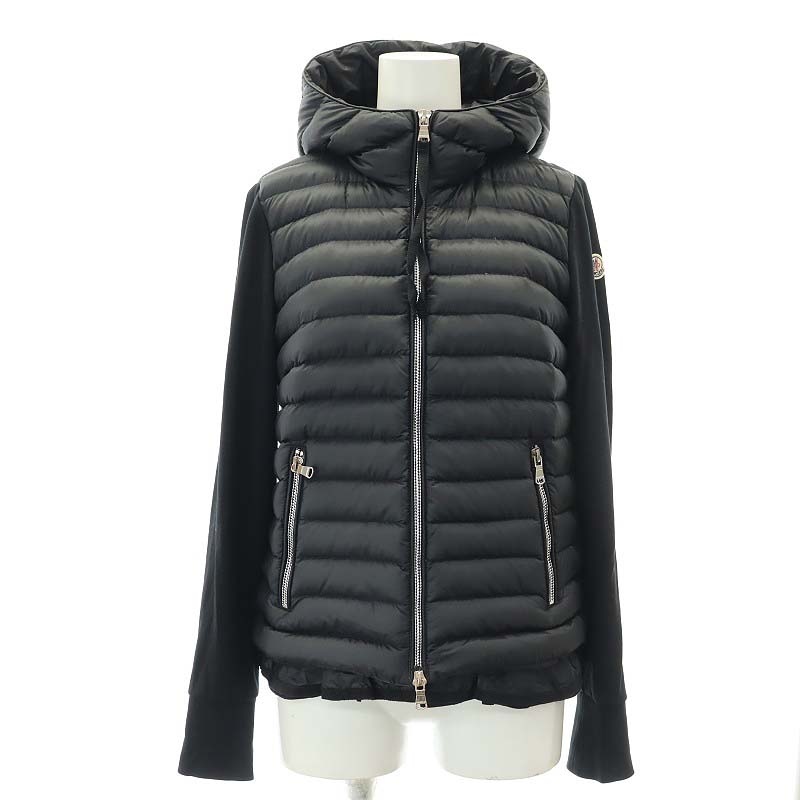 モンクレール MONCLER MAGLIA 切り替え ダウン カーディガン パーカー 