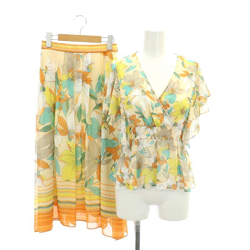 グレースコンチネンタル GRACE CONTINENTAL フラワーフリルトップ  