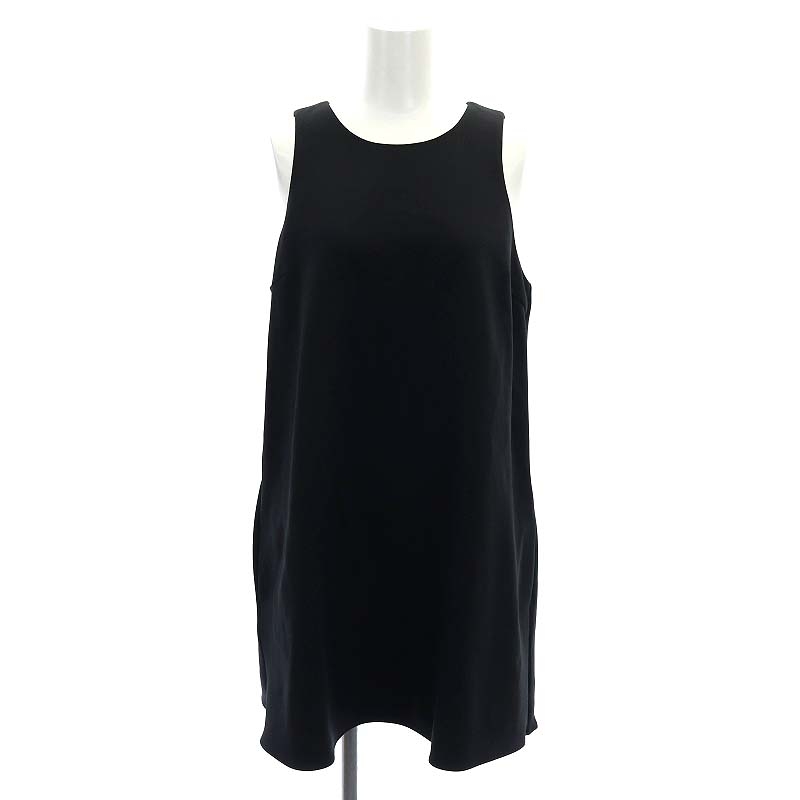 未使用品 セルリ CELERI 24SS AMERICAN SLEEVE ワンピース ひざ丈 F 黒 