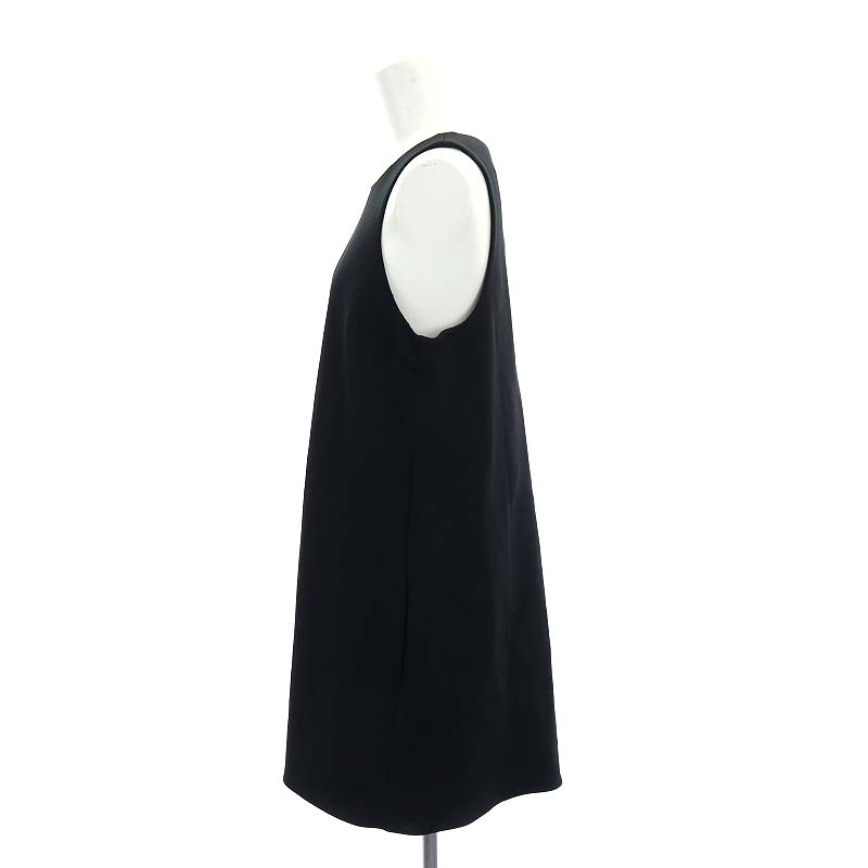 未使用品 セルリ CELERI 24SS AMERICAN SLEEVE ワンピース ひざ丈 F 黒 