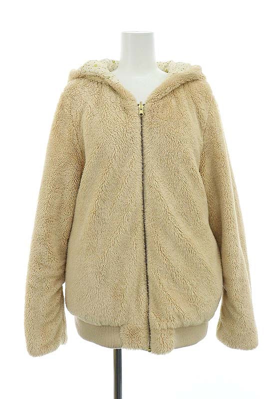 フランシュリッペ franche lippee リバーシブル ボアジャケット  