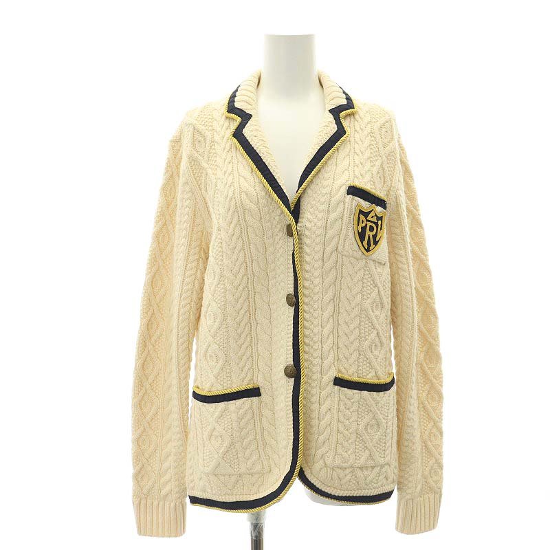 ラルフローレン RALPH LAUREN ウール カシミヤ エンブレム ニット 