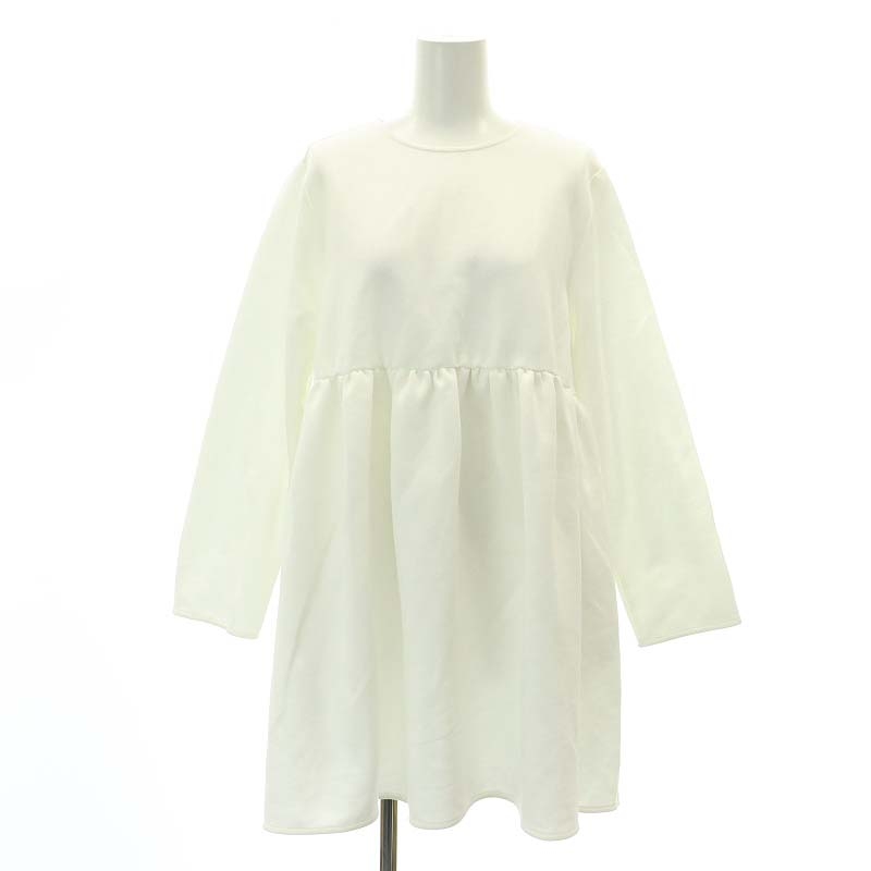 ヨリ yori 23AW ダンボールニットチュニック カットソー 長袖 F 