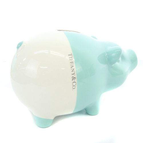 Tiffany & Co. 貯金箱 青と白