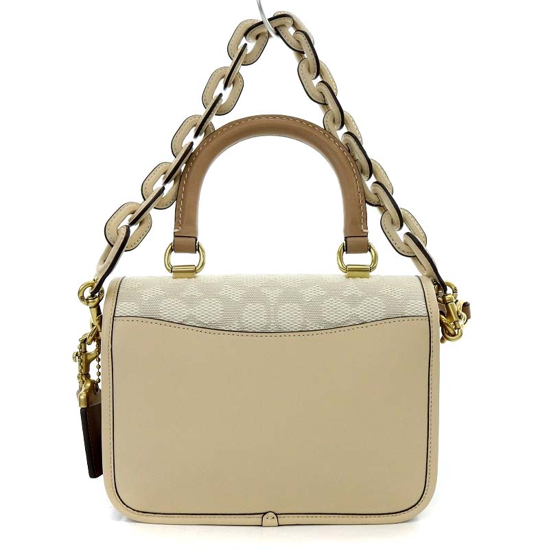 コーチ COACH ローグ トップ ハンドル シグネチャー ジャカード 