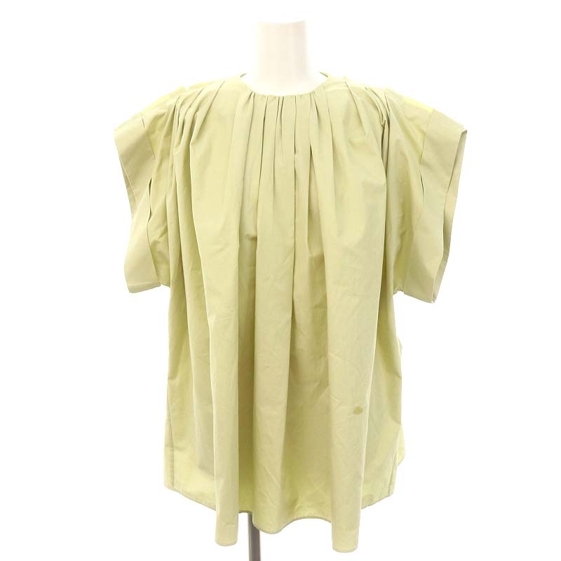 ローヘン LOHEN 22SS ギャザー タック ボリューム ブラウス プル  