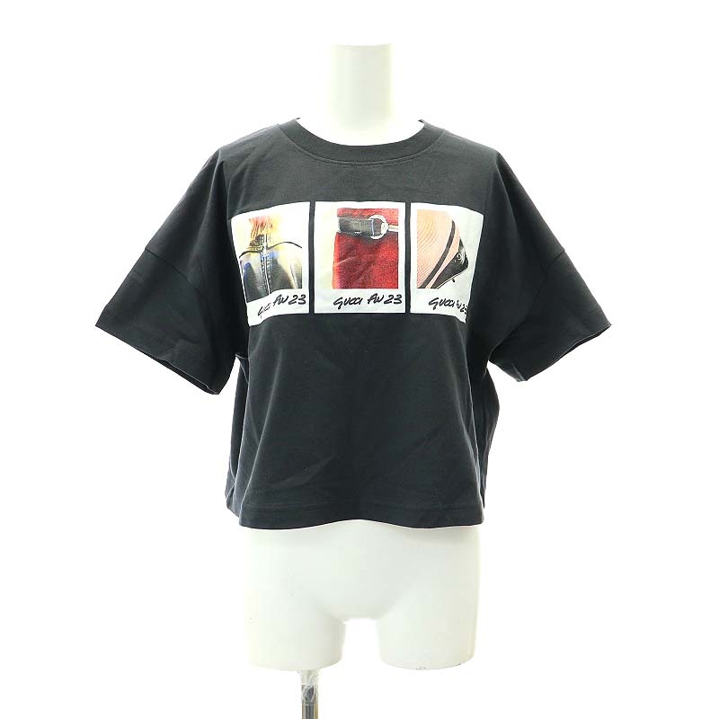 未使用品 グッチ GUCCI EN JERSEY DE COTON Tシャツ カットソー 五分袖 
