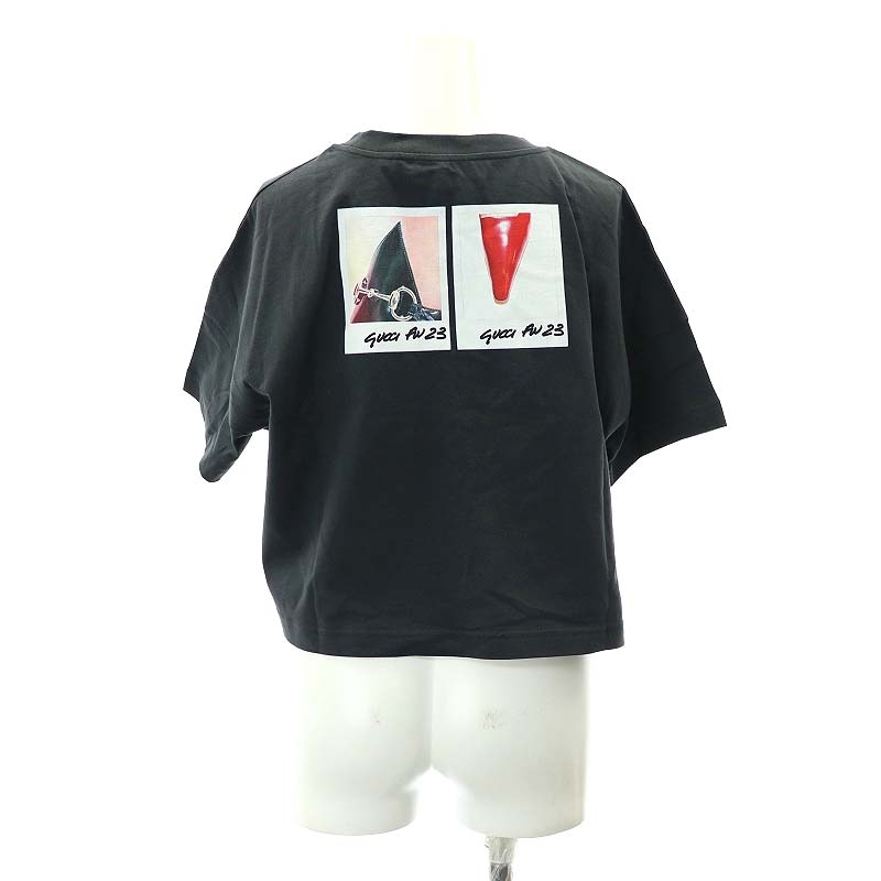 未使用品 グッチ GUCCI EN JERSEY DE COTON Tシャツ カットソー 五分袖 