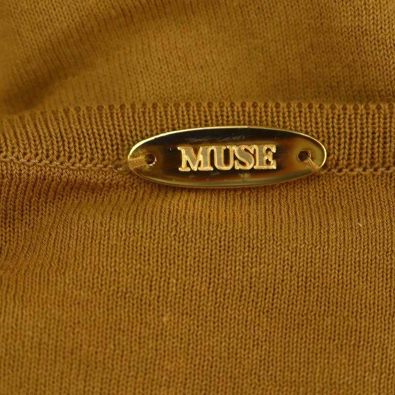 MUSE FF grace カーディガン 金ボタン ブラック 38