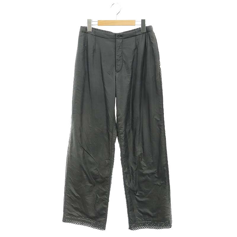 イッセイミヤケ ISSEY MIYAKE カットデザインパンツ ストレート 3 