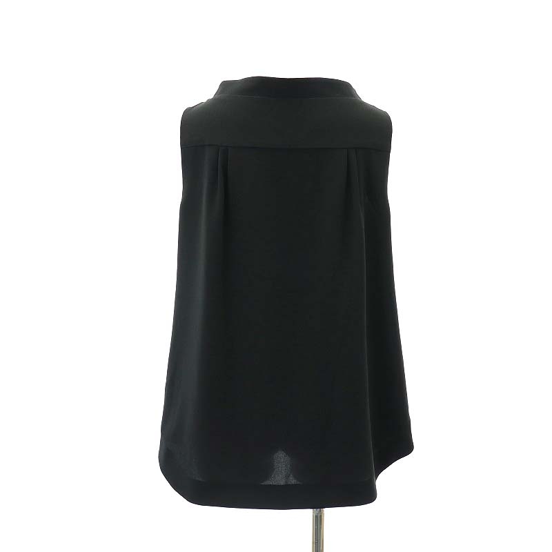 美品✨フォクシーニューヨークブラウスエアギャルソンノースリーブ黒38 