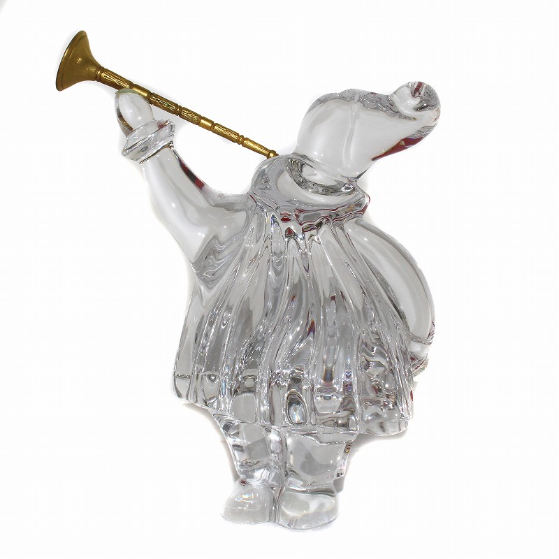 美品　箱付 Baccarat バカラ 仮面舞踏会 マスカレード ピエロ ハーフマスク 仮面舞踏会 ハロウィン パーティー マスカレード