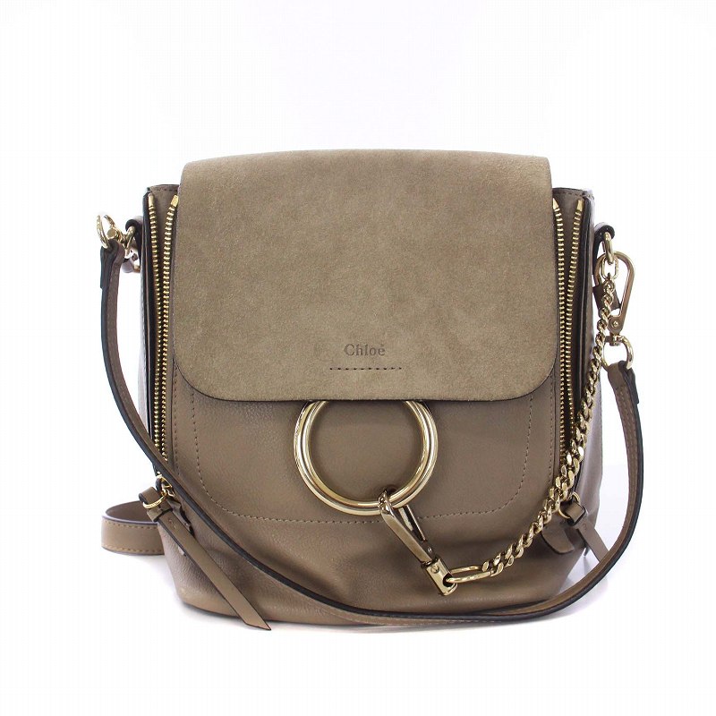 クロエ　Chloe faye バッグ　ショルダーバッグ　ベージュ アウトレット】Chloe クロエ ショルダーバッグ 2WAY/FAYE フェイ