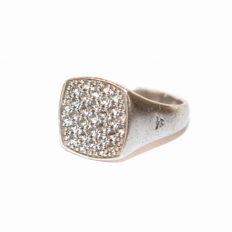 トムウッド TOMWOOD Mini Cushion White Topaz 指輪 リング 925 