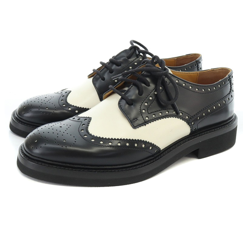 Christian Dior ブラックレースアップシューズ DIOR正規品】レース