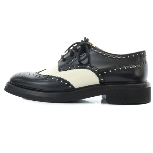 Christian Dior ブラックレースアップシューズ