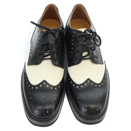 Christian Dior ブラックレースアップシューズ