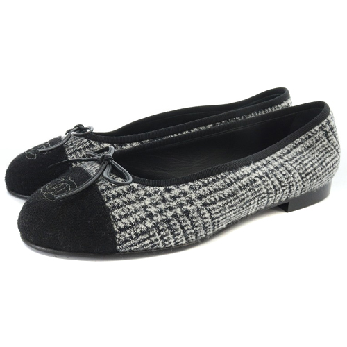 CHANEL フラットシューズ36.5cm 