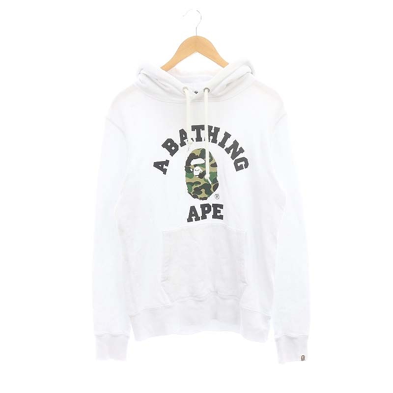 アベイシングエイプ A BATHING APE カモフーディーパーカー スウェット 