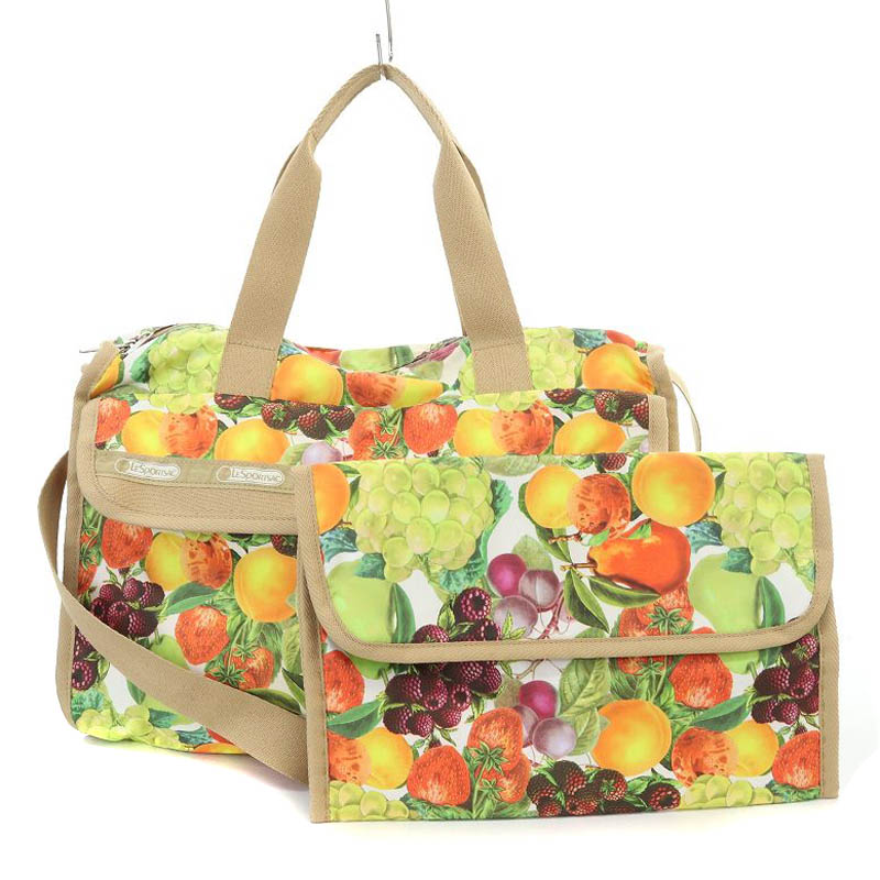 レスポートサック LesportSAC フルーツ柄 2way トートバッグ