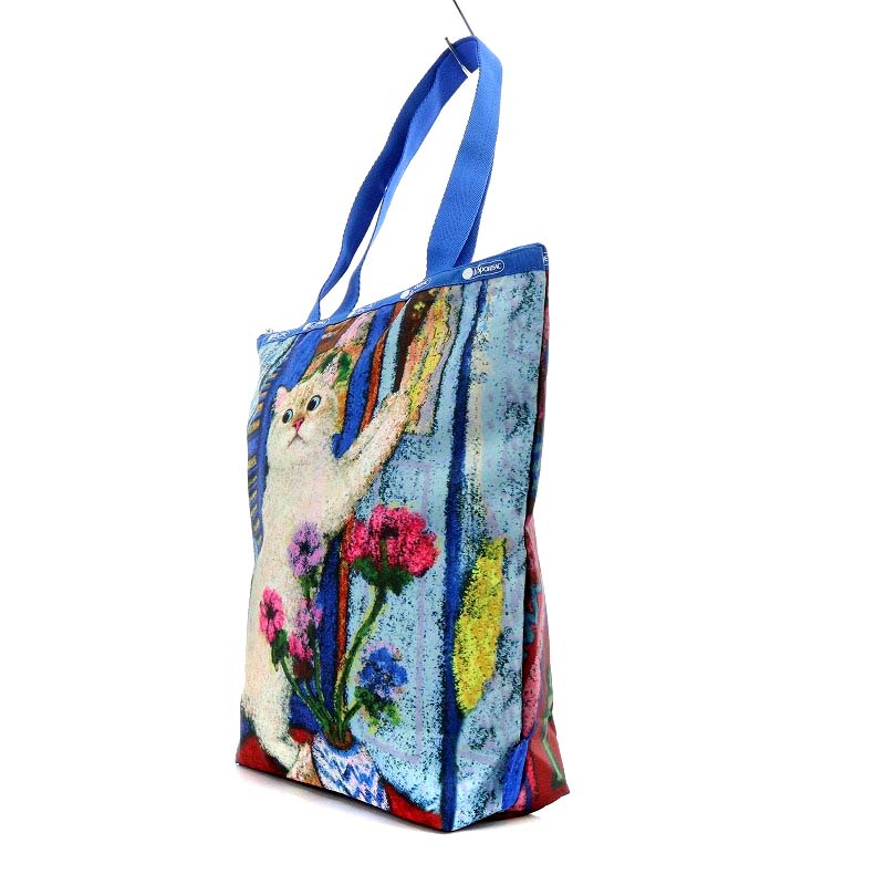 未使用品 レスポートサック LesportSAC NeWNeW ネコプリント トート