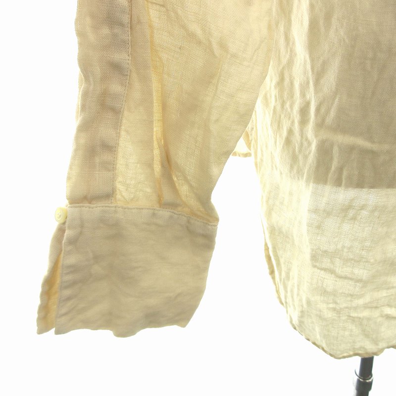 今頼れる「私の新定番」洗練スキッパーシャツで 長袖 リネンシャツ