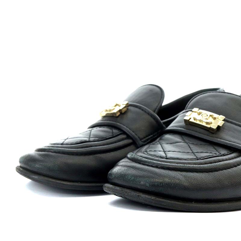シャネル CHANEL ボーイシャネル ローファー ローカット ココマーク 