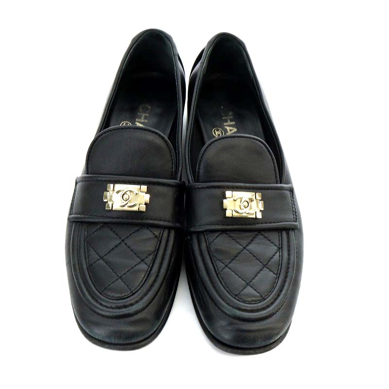 シャネル CHANEL ボーイシャネル ローファー ローカット ココマーク