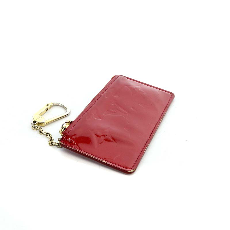 ルイヴィトン LOUIS VUITTON モノグラム ヴェルニ ポシェットクレ キー 