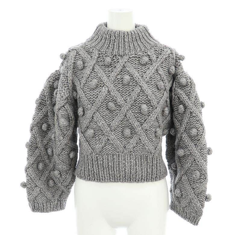 シーニュ cygne ／gray タートルニットセーター - メルカリ｜長袖 