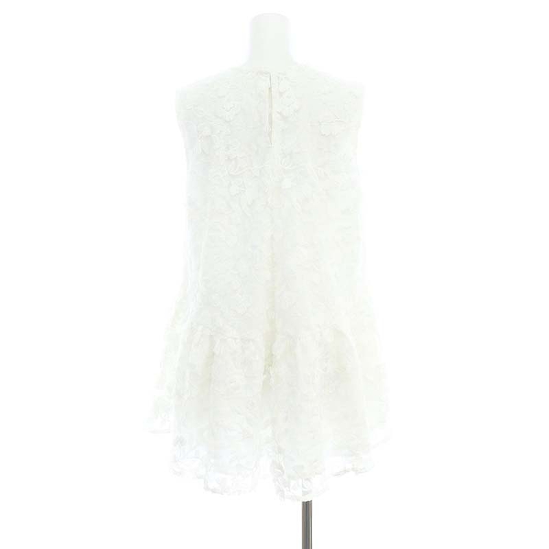 アルページュストーリー Arpege story 24SS 3Dレースぺプラムブラウス  