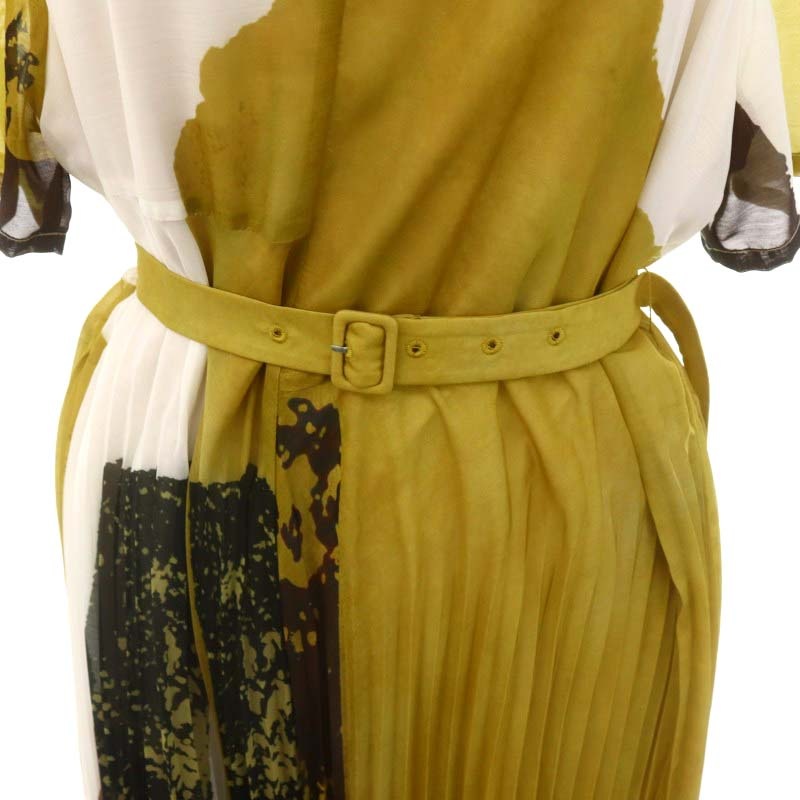 アメリヴィンテージ Ameri VINTAGE 21SS FUDE ART PLEATS DRESS ドレス  