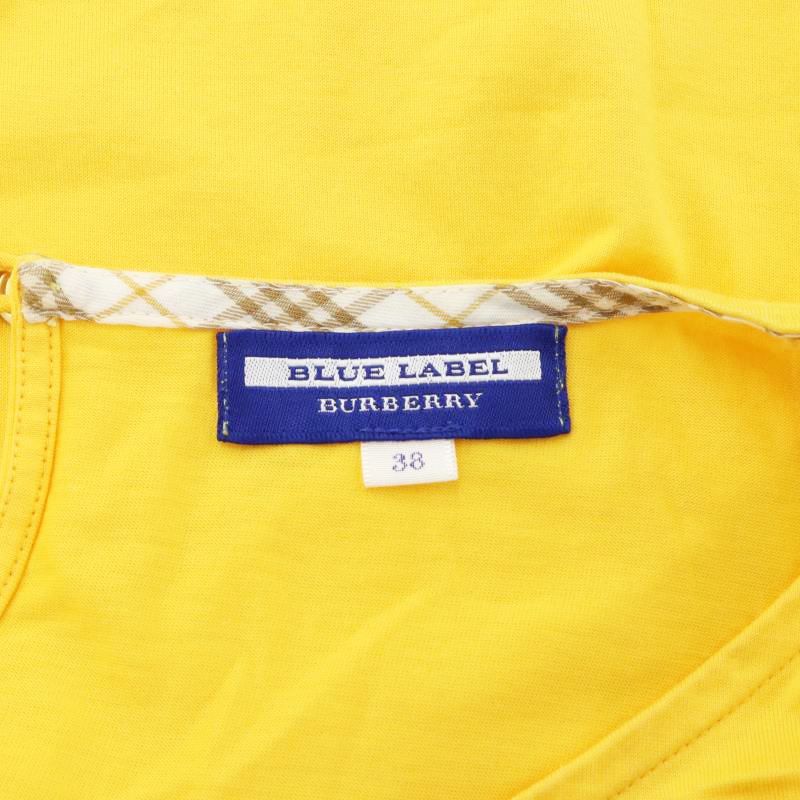 美品✨バーバリーブルーレーベル フレンチスリーブ カットソー ノバチェック BURBERRY BLUE LABEL - BURBERRY BLUE LABEL ノバチェック柄 T