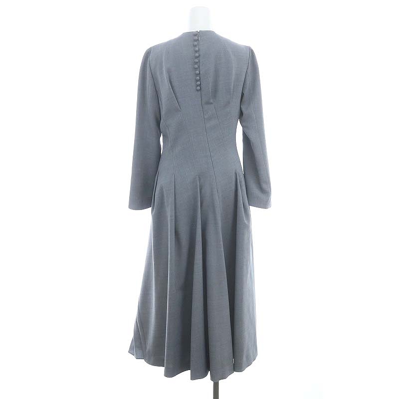 マメクロゴウチ Curved Line Neck Dress ワンピース Mame Kurogouchi(マメ) Curved Line Neck Dress KHAKI