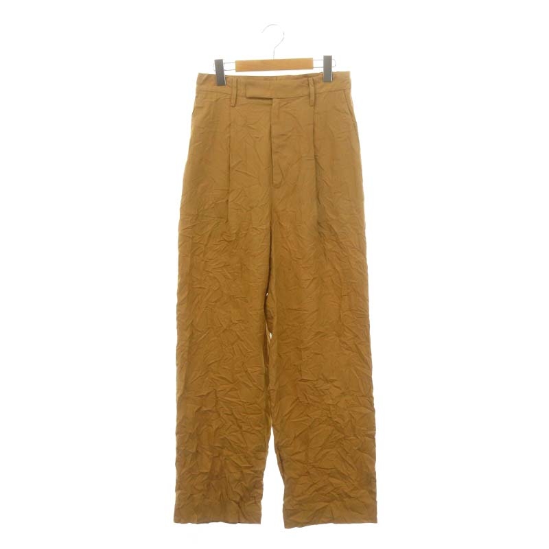 オーラリー AURALEE 24SS WRINKLED WASHED FINX TWILL PANT ワイド 