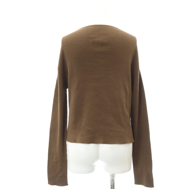 ドゥーズィエムクラス DEUXIEME CLASSE 24SS off shoulder プルオーバー ニット 長袖 ブラウン /DF ■OS レディース ドゥーズィエムクラス DEUXIEME CLASSE 24SS off shoulder プル
