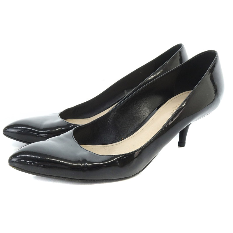 BOTTEGA VENETA ボッテガヴェネタ23.5cm黒ポインテッド BOTTEGA VENETA ボッテガヴェネタ23.5cm黒ポインテッド