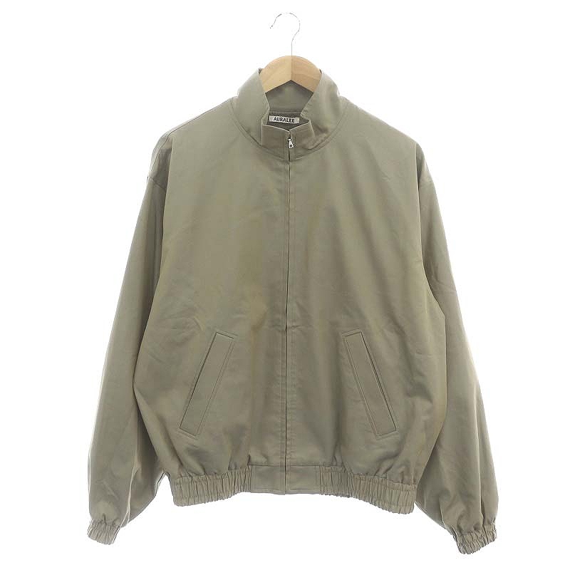 オーラリー AURALEE 24SS WASHED FINX SILK CHAMBRAY BLOUSON 