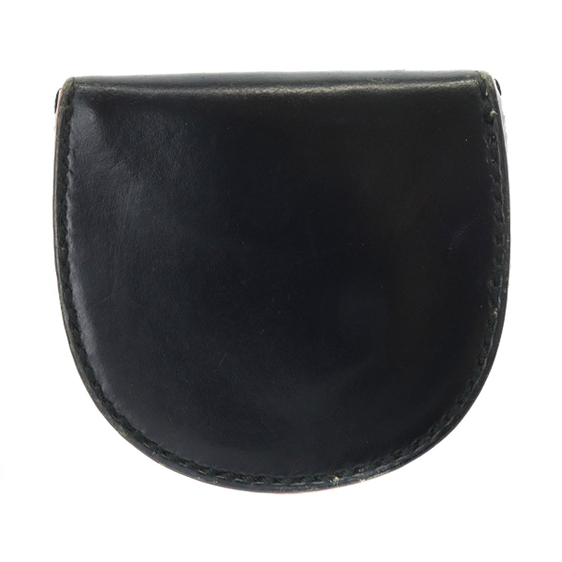 GANZO ガンゾ馬蹄小銭入れ コインケース レザー 黒 ブラック