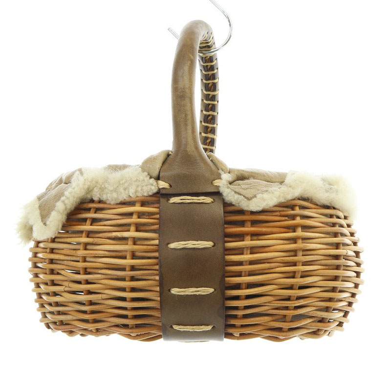 1円 エバゴス EBAGOS バッグ カゴ バスケット ラタン マルチストライプ キャンバス /yt0425 エバゴス EBAGOS ムートン カゴバッグ バスケットバッグ ハンドバッグ